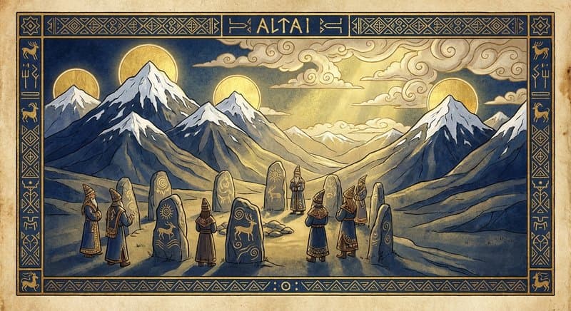 Les montagnes sacrées de l'Altaï