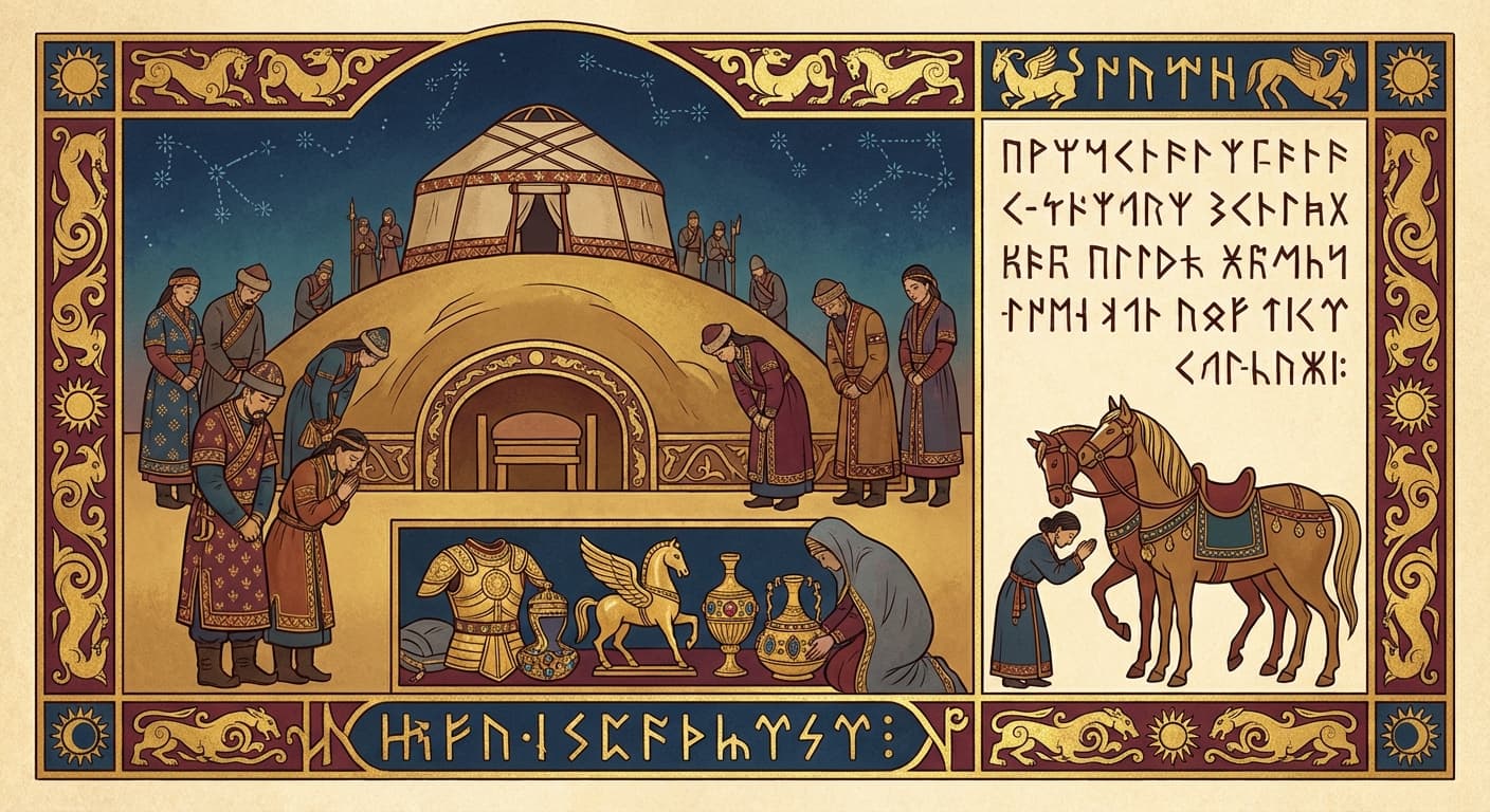 Rituels funéraires des anciens Turcs